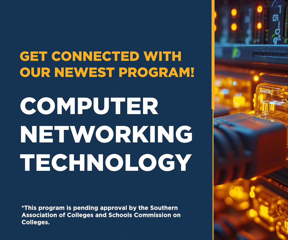 Get connected with our newest program! Computer Networking Technology